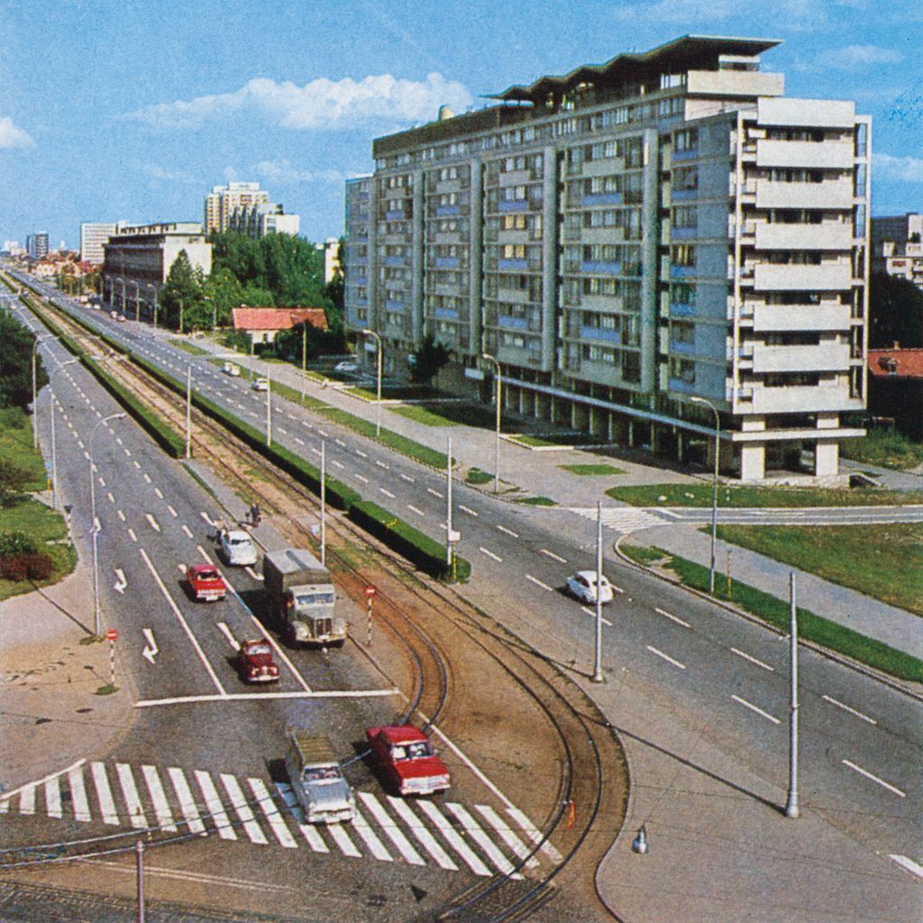 Ulica Proleterskih brigada (današnja Ulica grada Vukovara) 1967. godina